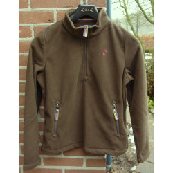 ELT Fleece trui Seoul, Dark Olive