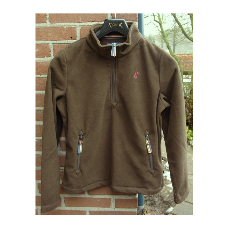 ELT Fleece trui Seoul, Dark Olive