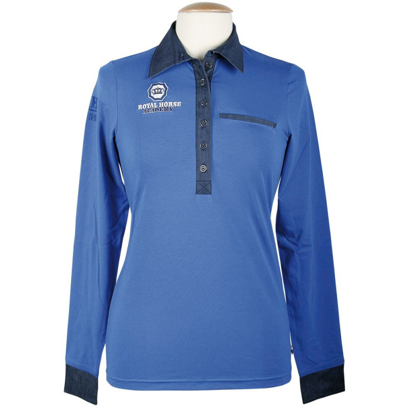 Shirt RHA Cobalt, dazzling blue