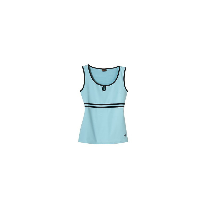 ARIAT Ventura Key Tank Tee, Aqua