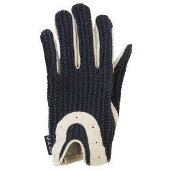 ELT Crochet rijhandschoen, navy