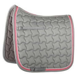 HH zadeldek RHA Pink, Grey Melange