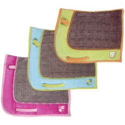 TRS comfort pad 'Sparkly', Lime/Iron, Pony Vlzh