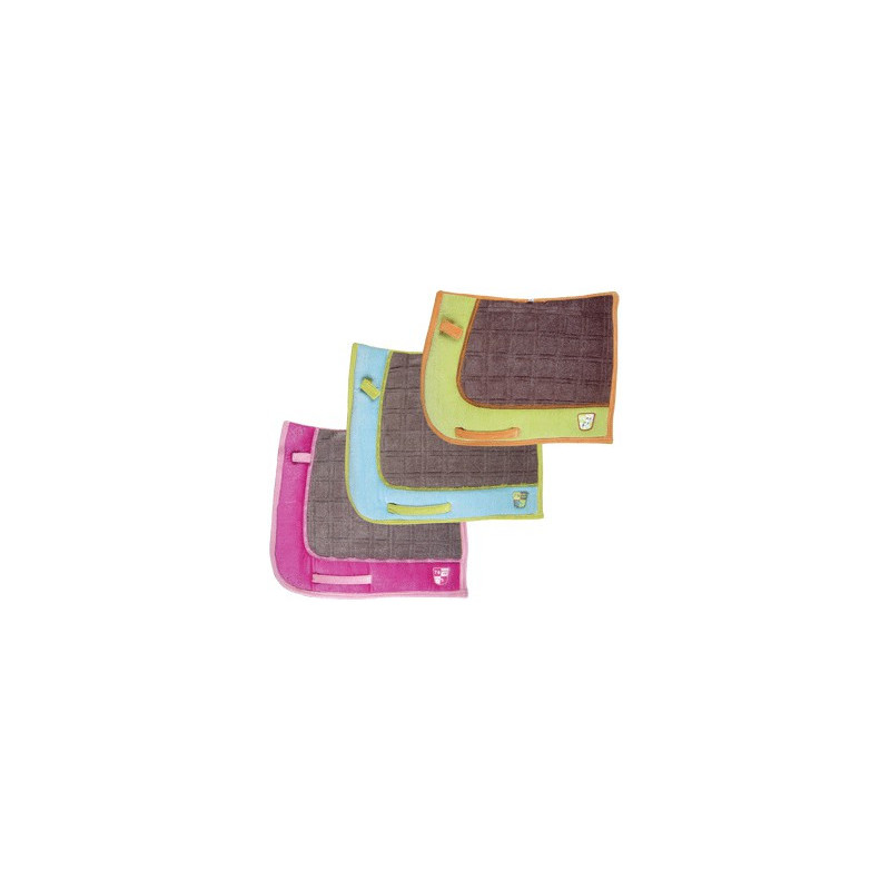 TRS comfort pad 'Sparkly', Lime/Iron, Pony Vlzh