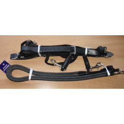 S&K Goque bijzetteugel, zwart