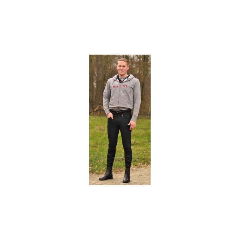 Busse herenrijbroek Livingston, wit, 106