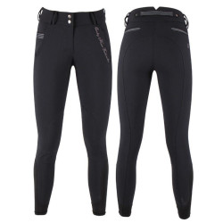 QHP rijbr Liz, Kunstleren Zit, Zwart