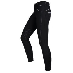 Horka rijbroek Miranda met siliconen knie, zwart