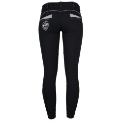 Horka rijbroek Miranda met siliconen knie, zwart