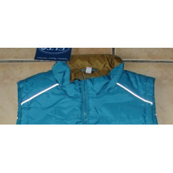 ELT bodywarmer Nadia, turquoise/olijf, M (valt royaal)