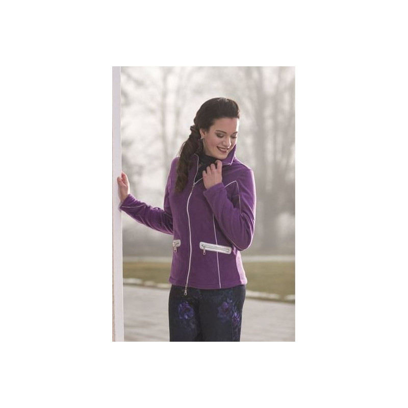 Lauria Garrelli fleecejas Moena, paars