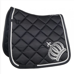 Zadeldek -Pompöös Silverline- by Glööckler, Zwart/Zilver