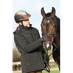 Waterdicht BR Espresso herenjack, Zwart, M (valt als L)