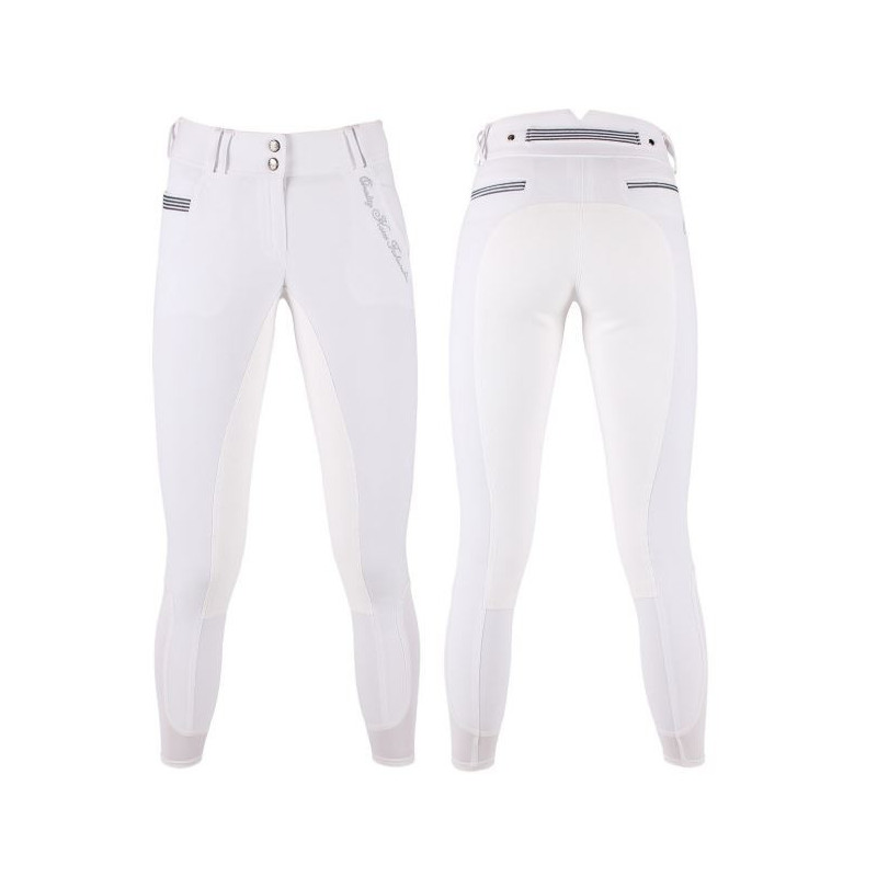 HP Rijbr Liz, Kunstleren Zit, Wit