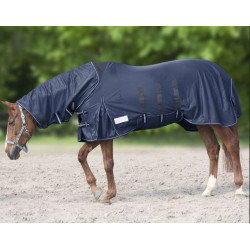AWA Vliegendeken M VASTE Hals/Elastiek, Marine