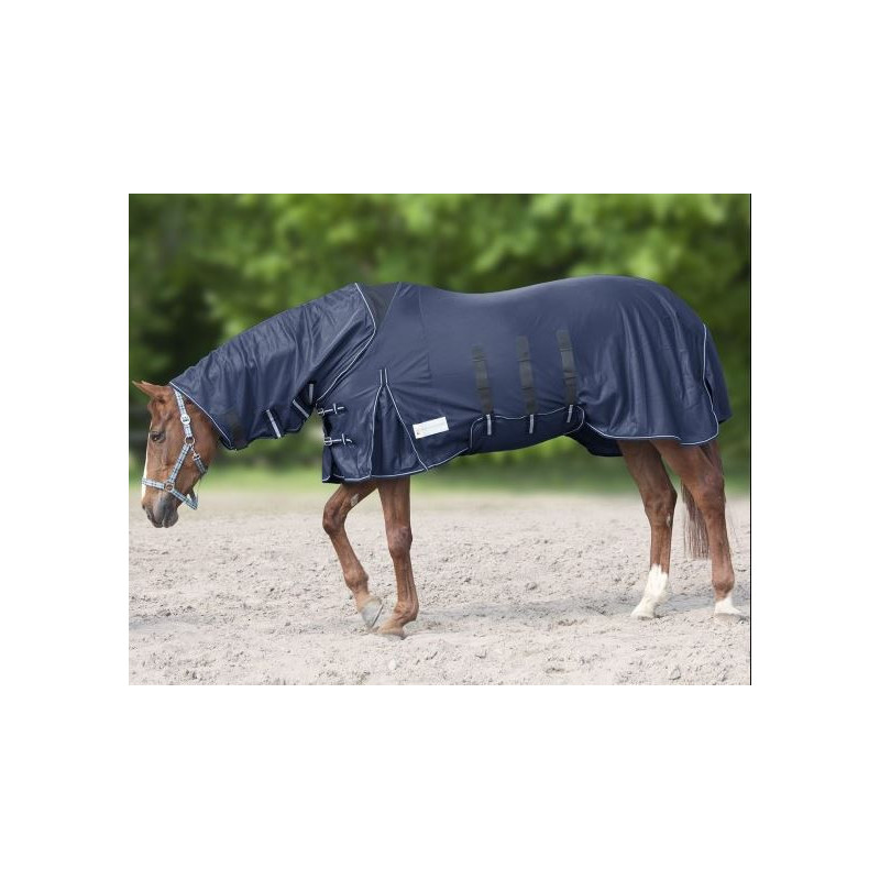 AWA Vliegendeken M VASTE Hals/Elastiek, Marine