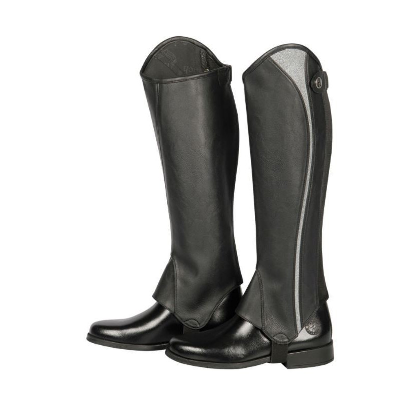 Harry's Horse minichaps Palermo, Zwart/Zilver