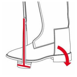 Harry's Horse stijgbeugels Compositi Reflex Reflective, Zwart