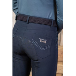 HH rijbroek Equestrian Society Pearl Full Grip, Navy