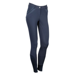 HH rijbroek Equestrian Society Pearl Full Grip, Navy
