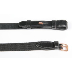 Harry's Horse hoofdstel Rosegold Lacque II, Zwart