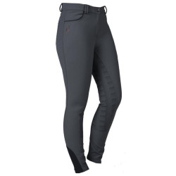 Horka waterafstotende rijbroek Dynasty m siliconen zit, Antraciet