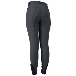 Horka waterafstotende rijbroek Dynasty m siliconen zit, Antraciet