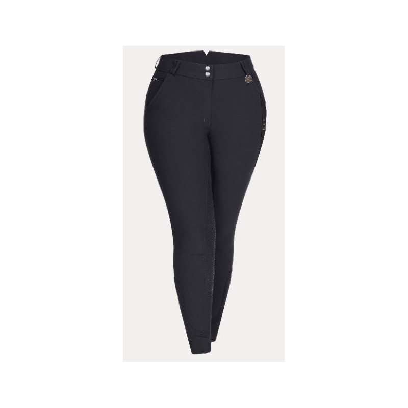 ELT rijbroek Elly Siliconen High Waist, Zwart