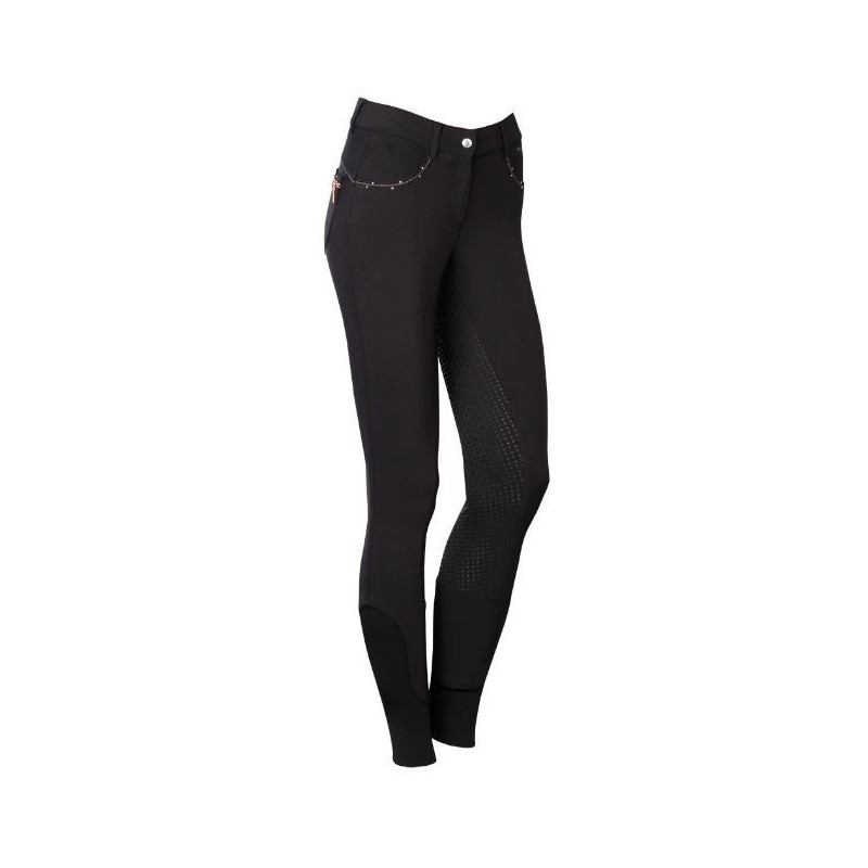 Harry's Horse Rijbroek Denici Cavalli Rosegold Full Grip, Zwart