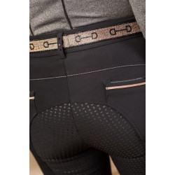 Harry's Horse Rijbroek Denici Cavalli Rosegold Full Grip, Zwart