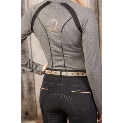 Harry's Horse Rijbroek Denici Cavalli Rosegold Full Grip, Zwart