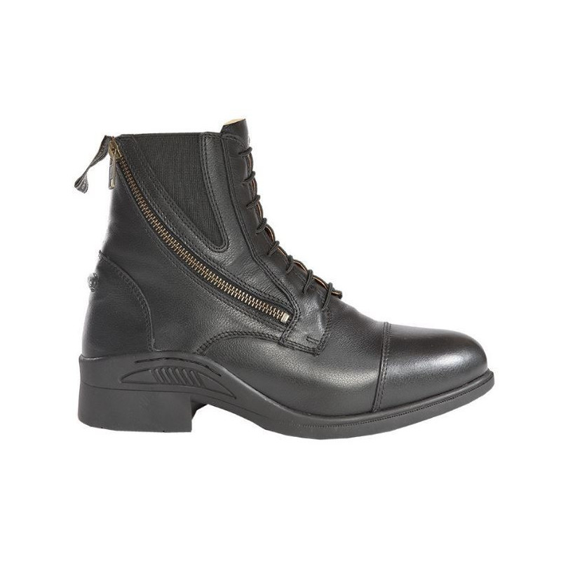 Kavalkade jodhpurs Meridius met softleder, Zwart