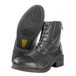 Kavalkade jodhpurs Meridius met softleder, Zwart