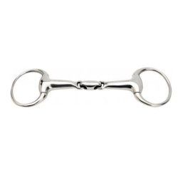 Horka bustrens dubbel gebroken RVS, 21mm