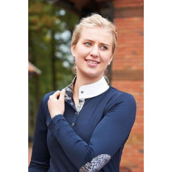 Busse wedstrijdshirt Lemgo LS (lange mouw), Navy-Zilver