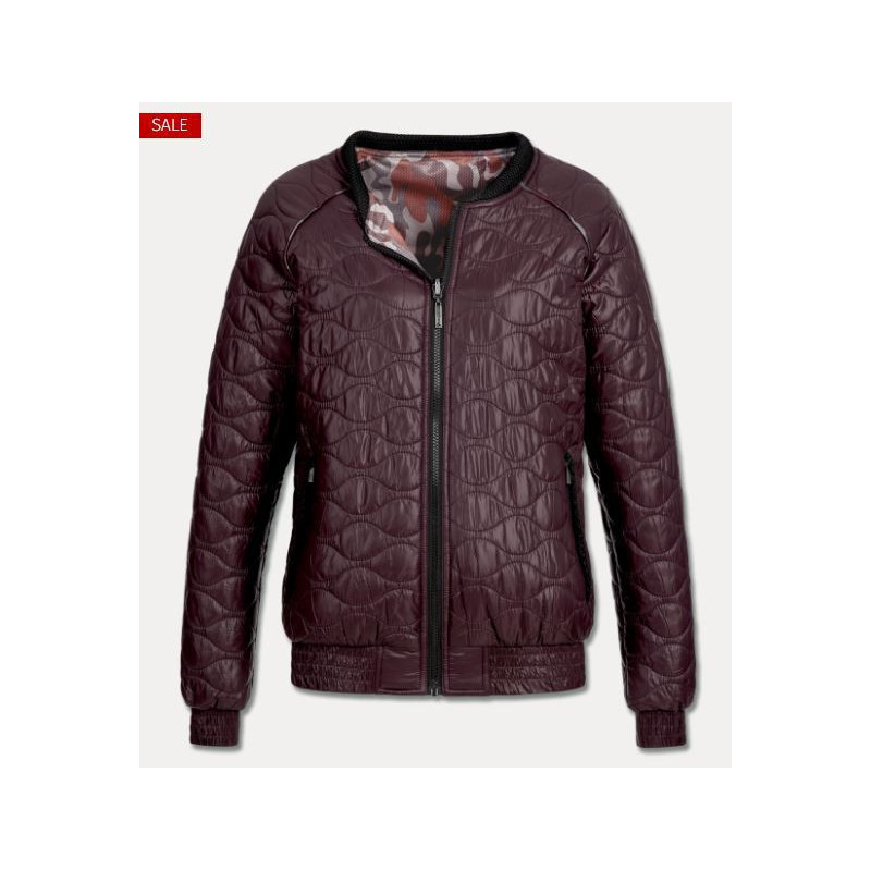 copy of Elt 2-zijdig draagbare Blouson Jane, Smaragd (Effen/Camouflage)