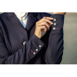 Cavallino Marino wedstrijdjasje Rimini m bling, Zwart