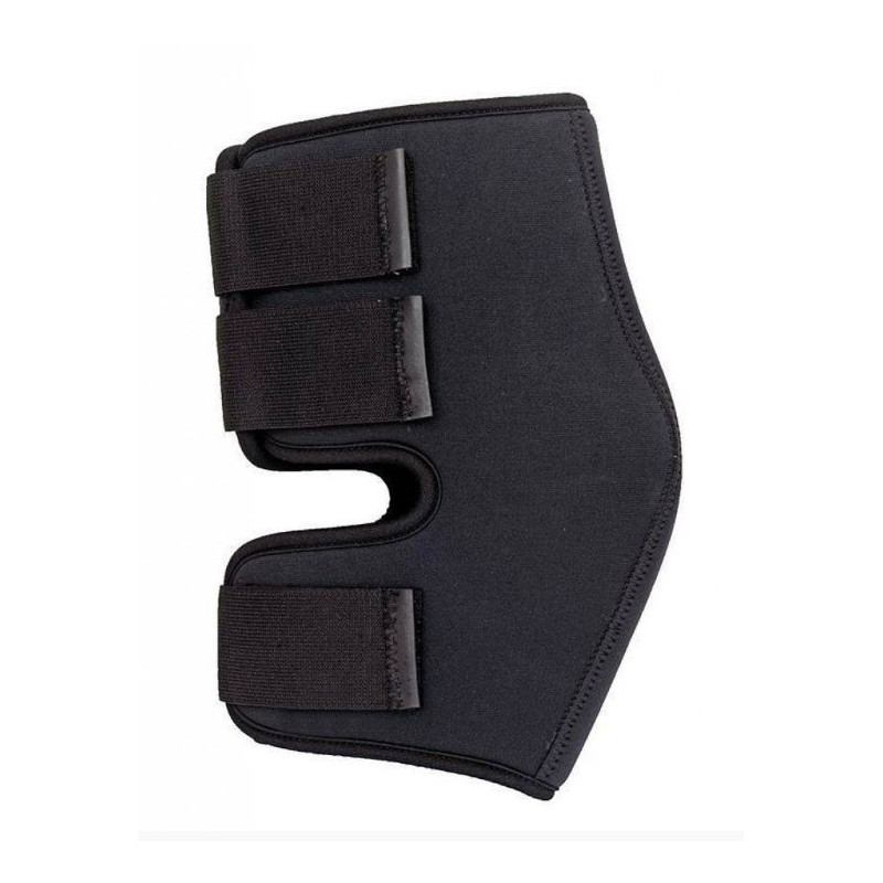 HKM Spronggewrichtbeschermer Mr. Feel Warm, Zwart