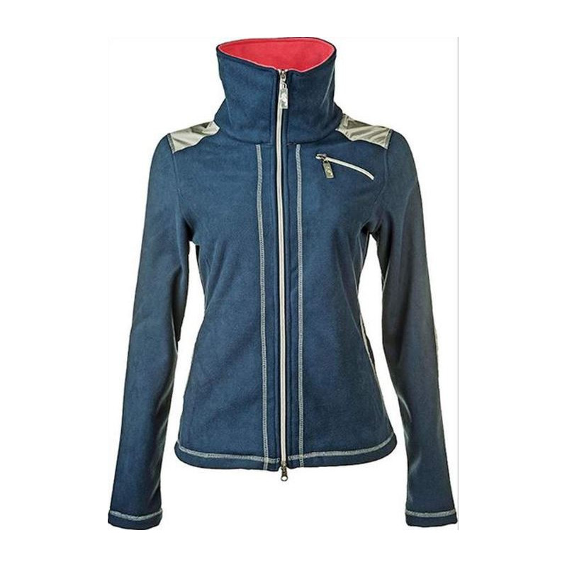 Cavallino Marino fleecejack Verona, navy/zilver