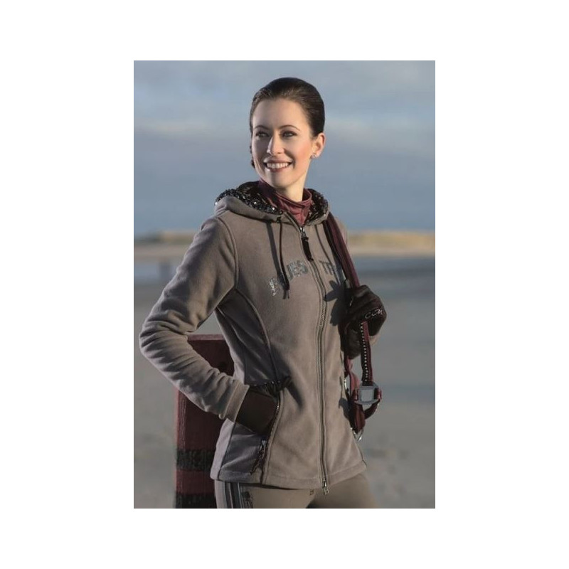 Cavallino Marino fleecevest Velluto, grijs (meer taupe)