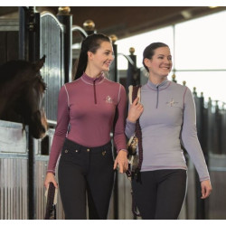 HKM shirt Morello m lange mouw, Framboos