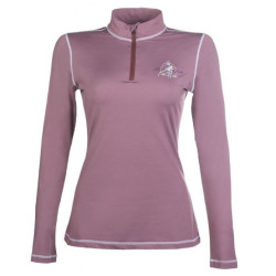 HKM shirt Morello m lange mouw, Framboos