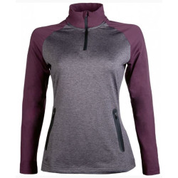 Cavalli Puri shirt Odello, donkergrijs/bordeauxrood