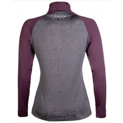 Cavalli Puri shirt Odello, donkergrijs/bordeauxrood