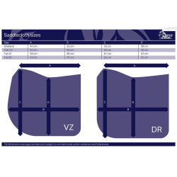 Harry's Horse Zadeldek Airmesh, Wit