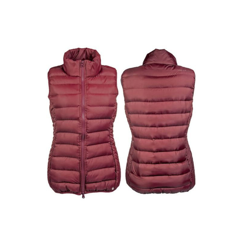 HKM bodywarmer Frosty, Wijnrood