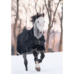 HKM 0gr Highnekdeken Innsbruck m gladde voering en warmtemeter, Zwart