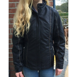 Stoer HKM dames rijjack Valador, Zwart