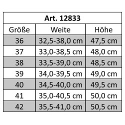 HKM veterrijlaars Elegant Lace-Long, Zwart