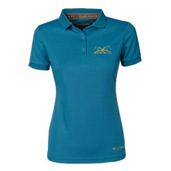 Harry's Horse Poloshirt Cote d'azur, Larkspur (blauw)